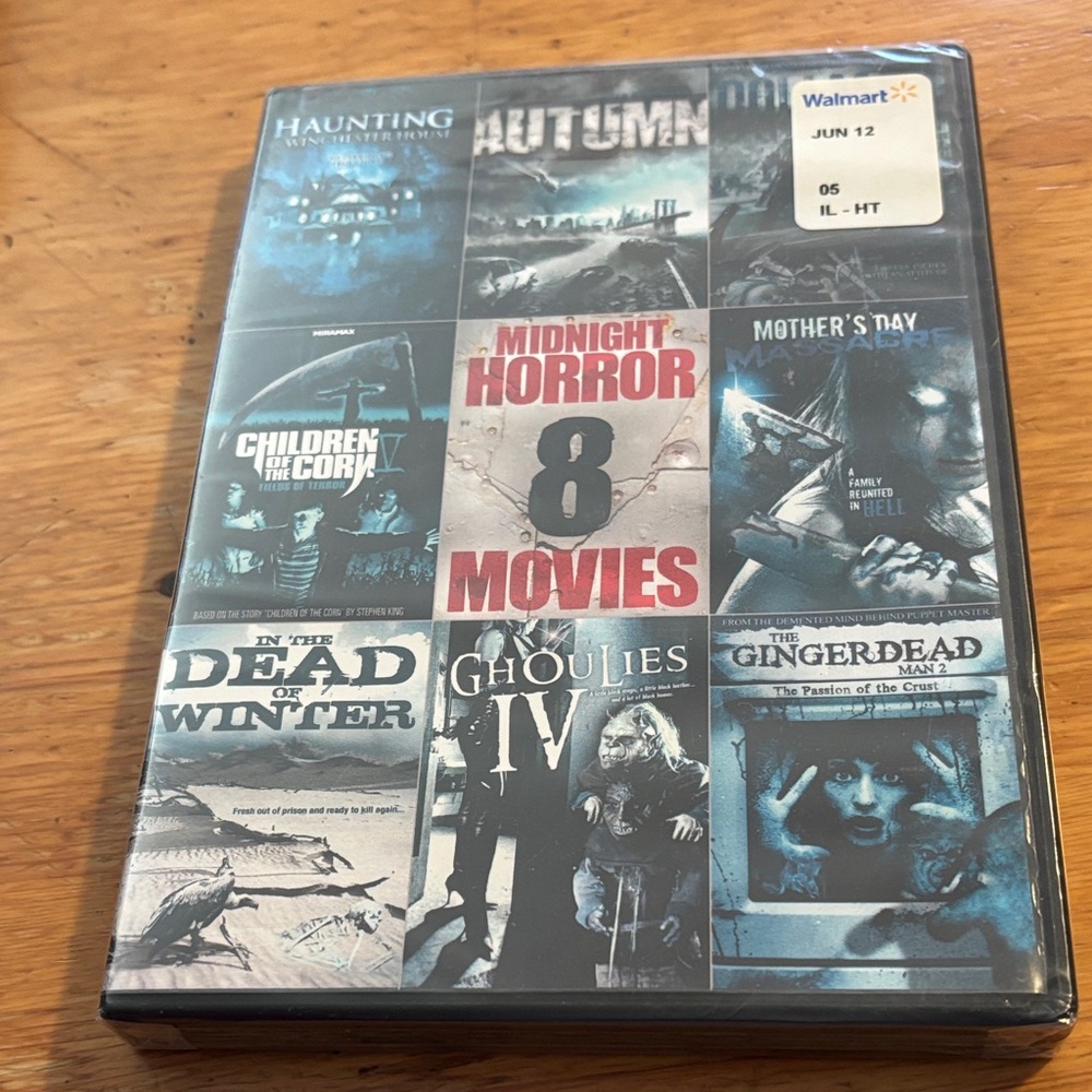 Midnight Horror 8 Movies DVD Collection